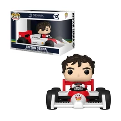 Boneco Funko Pop! Rides Super Deluxe McLaren - Ayrton Senna Original Candide - 12576