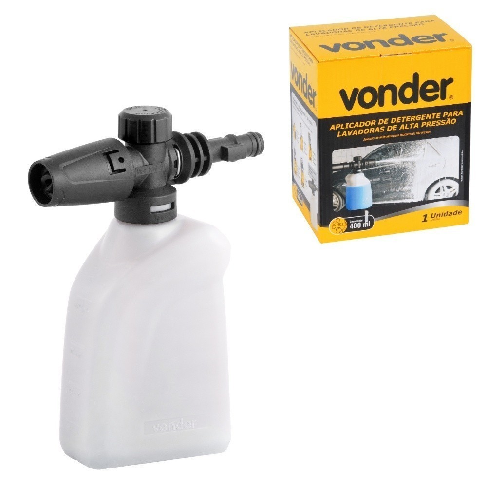Aplicador de detergente espuma intensa Snow Foam Lavadora Pressão Wap Lavadoras multimarcas VONDER