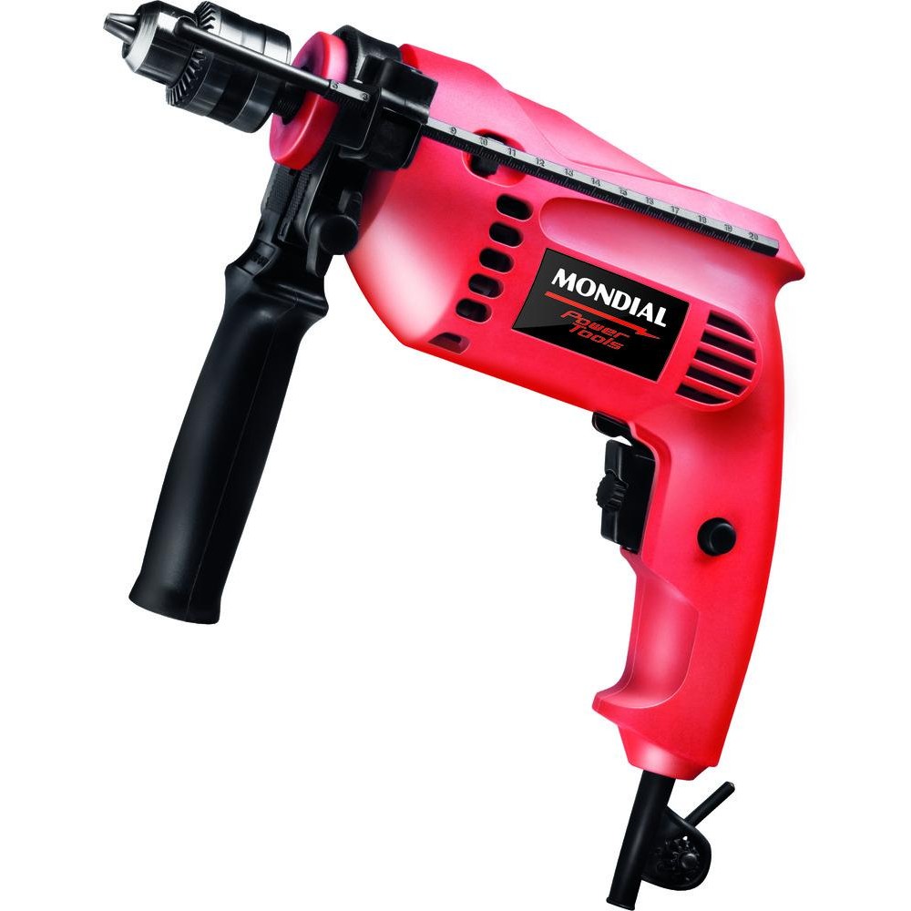 Furadeira de Impacto Mondial Vermelho 750W- FFI-05