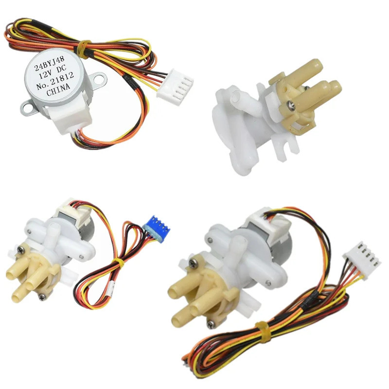 24BYJ48 12V Motor De Passo Válvula De 3 Vias Para Tampa De Vaso Sanitário Inteligente Desvio Bidê Acessórios H