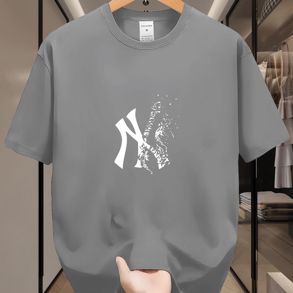 Camiseta Masculina Estampada Camisa 100% Algodão Camiseta Casual Streetwear Dia a Dia