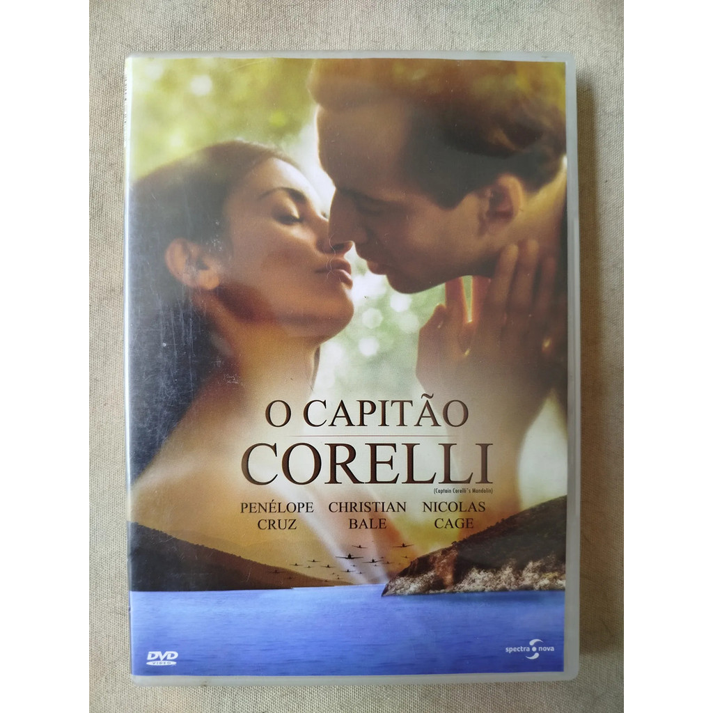 DVD Filme O Capitão Corelli 2001 Nicolas Cage Penelope Cruz Bale