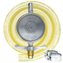 Regulador para Gás Imar 0727/02 | ABS,Médio, Cinza, 1Kg/H, com Mangueira 80cm