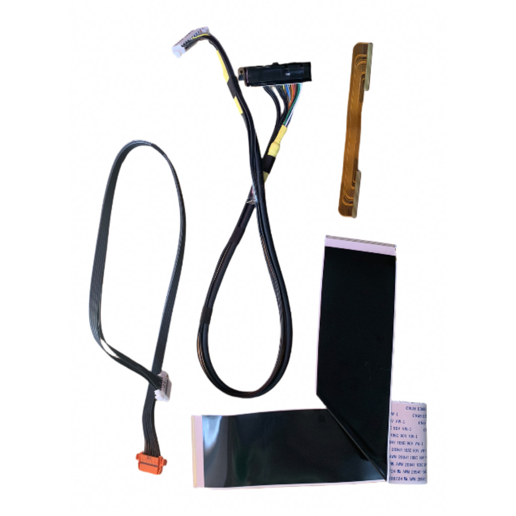 Kit Cabo Flat LVDS + Flat V-con Tela + Botão Tv Un43tu7000g