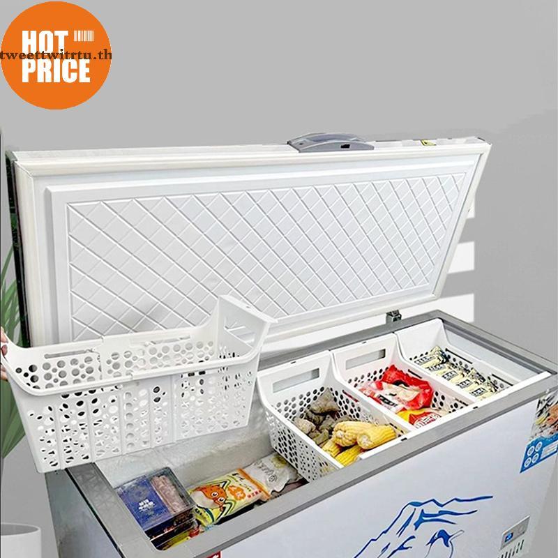 WEIYU Peito Freezer Cesta Inodoro Armazenamento Ra Carga Pesada Geladeira Organizador De Acessórios Cozinha BR