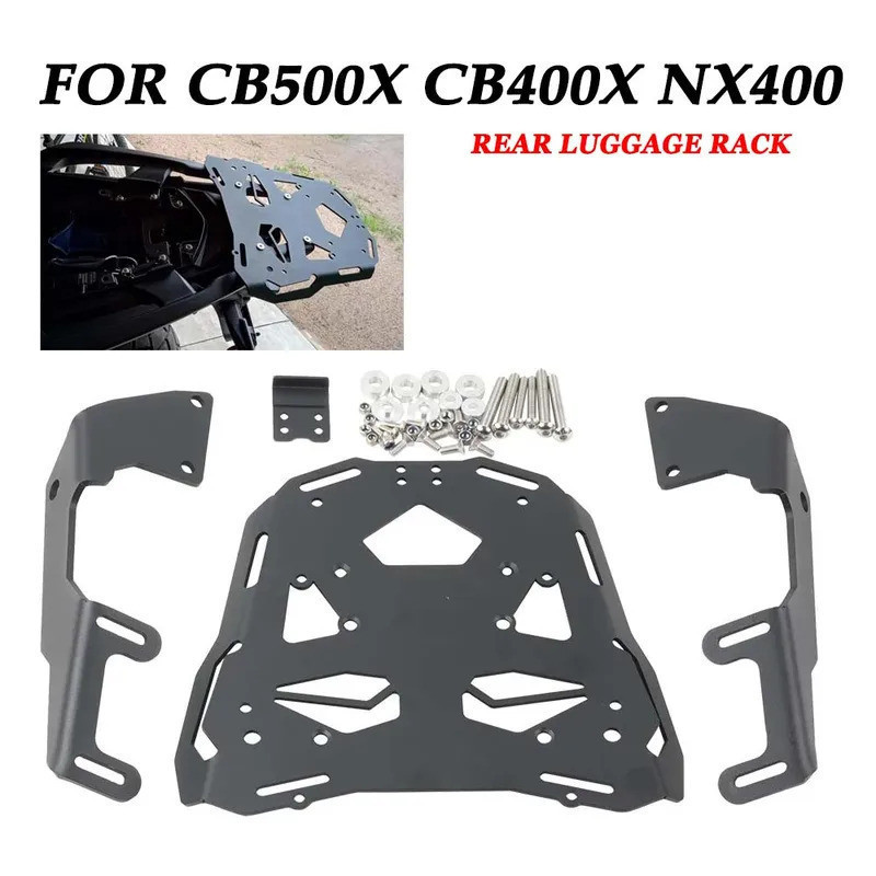 Para HONDA CB400X CB500X CB500F CBR500R Acessórios Da Motocicleta Rack De Bagagem Traseiro Caso Superior Transportadora