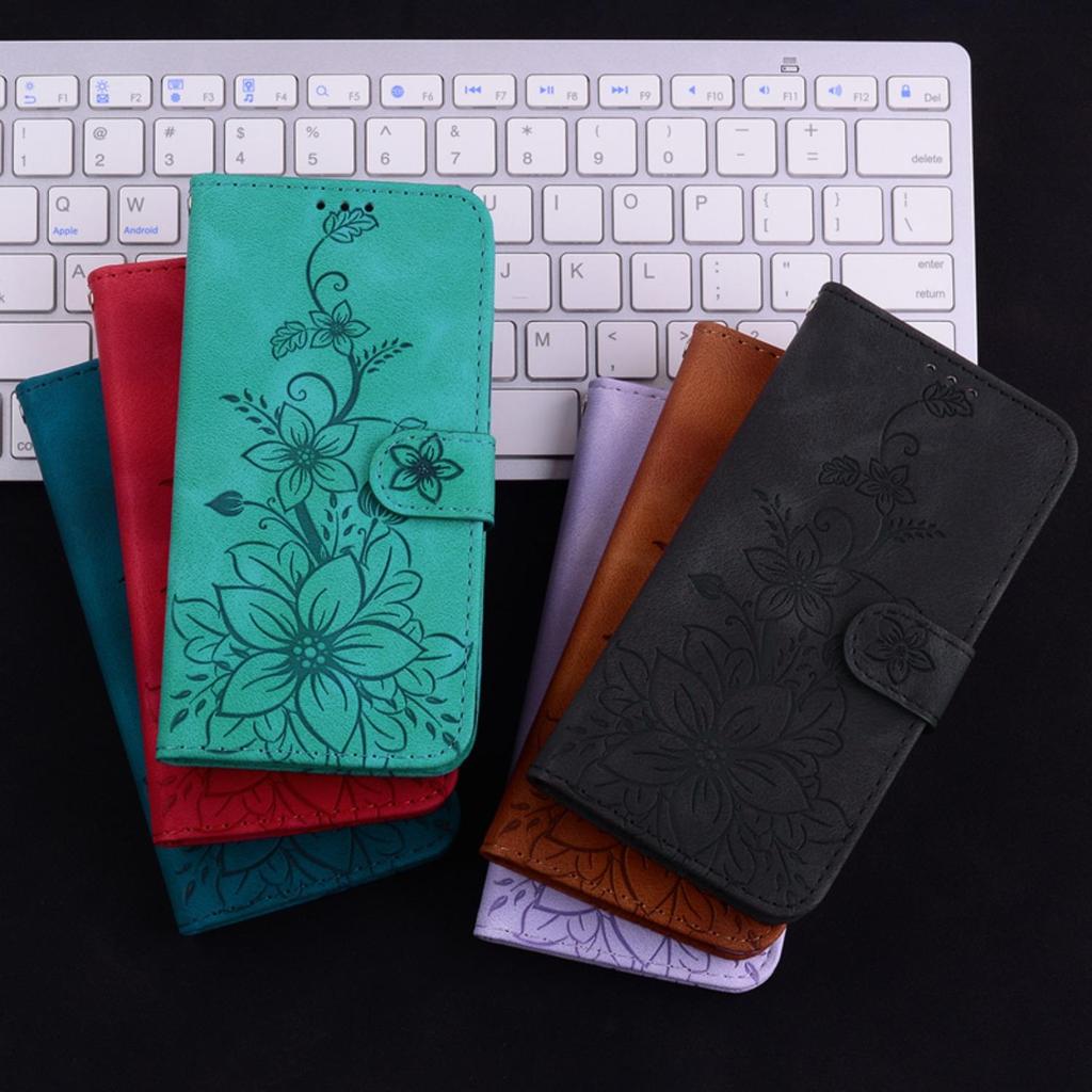 Capa Tipo Carteira De Couro Para Motorola Moto G77 G67 Edge 70 Fusion G06 G86 G5