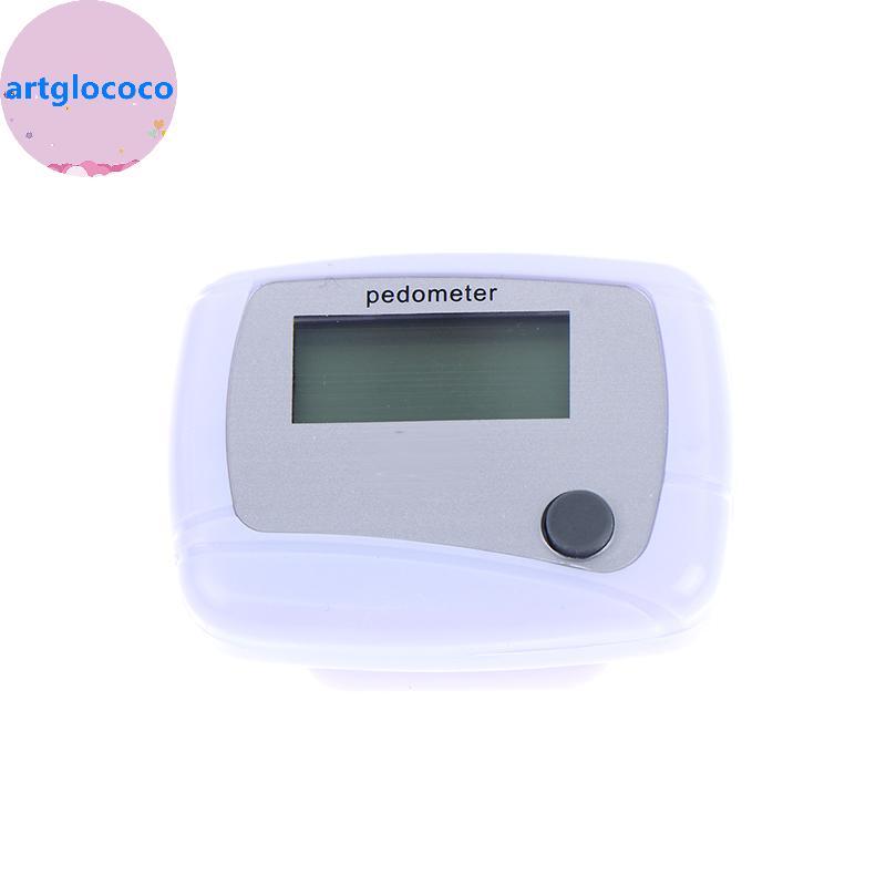 Artglococo 1Pc Caminhada Passo Pedômetro Display LCD Contador De Calorias Para Rotina De Fitness Ativa Esportes Diários 