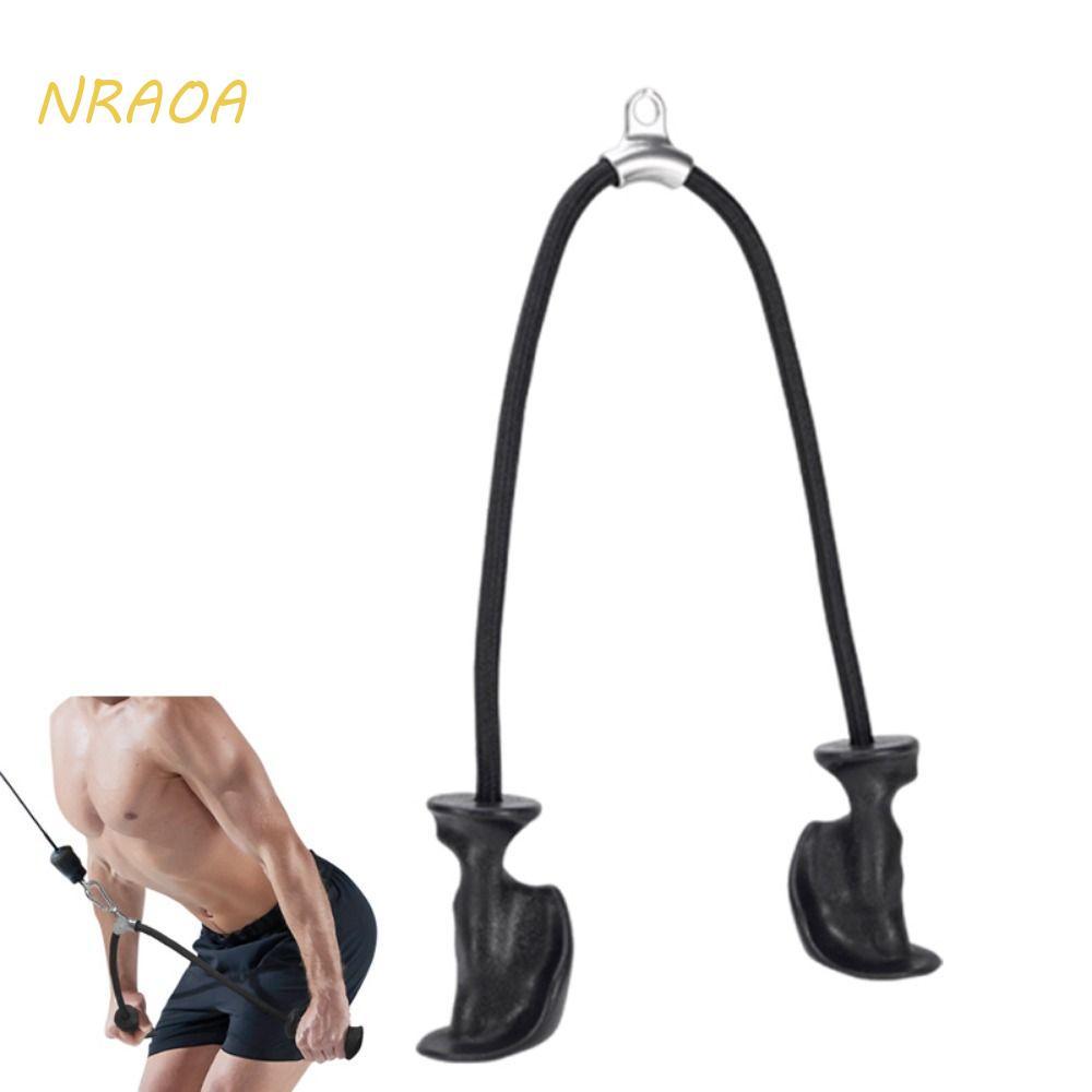 Corda De Tríceps NRAOA , Tração Fitness Com Alça Dupla Resistente , Ergonomia 360 ° De Pórtico De Rotação