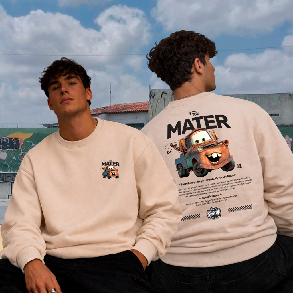 Moletom Tow Mate Melhor Amigo Relâmpago McQueen Blusa De Frio Carros Desenho Filme Casaco P ao GG