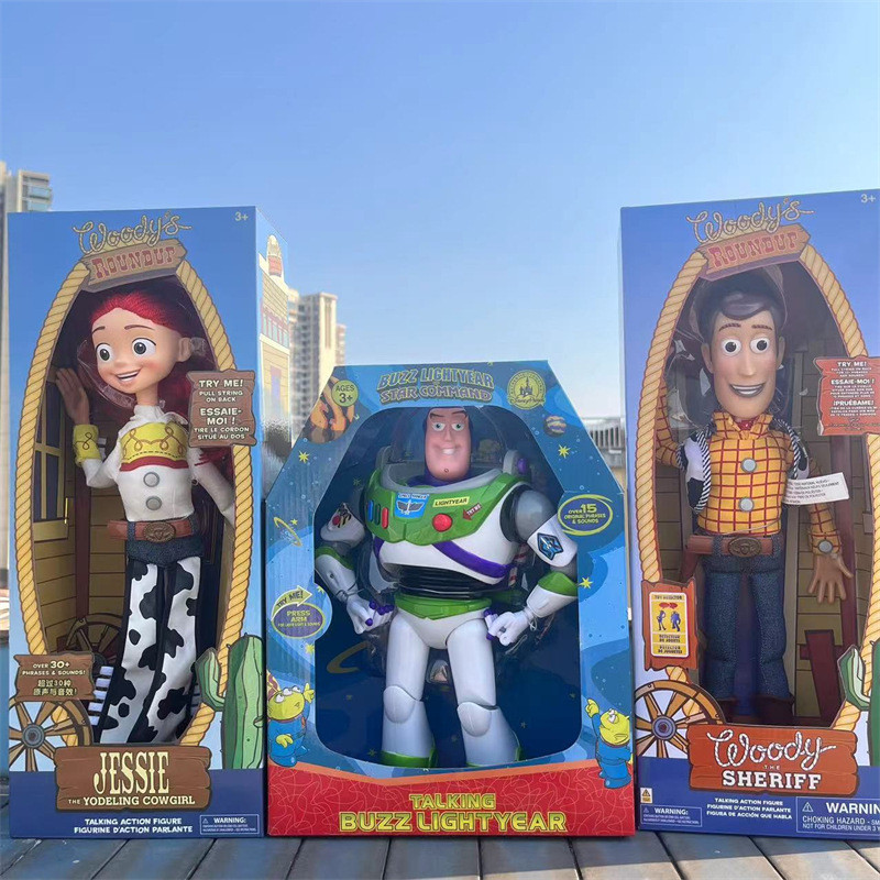 Toy Story: Buzz Lightyear, Woody Falante, Cowboy Xerife, Jessie, Cão de Pelúcia Spring Dog