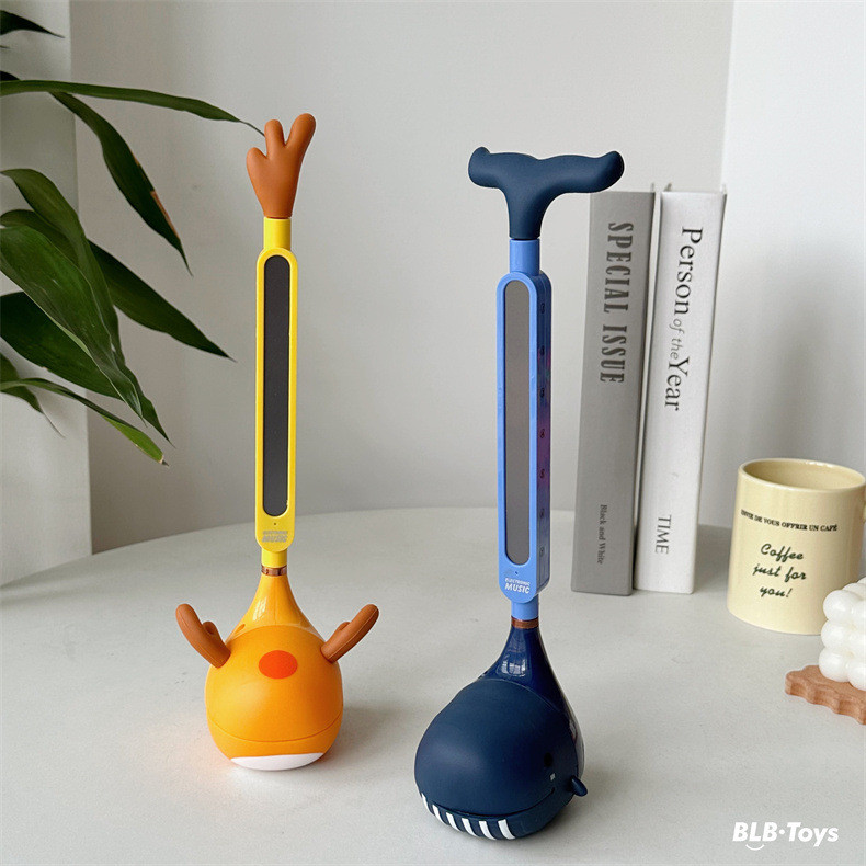 Otamatone Brinquedo Eletrônico em Forma de Girino, Instrumento Musical Criativo com Sons Mágicos, Brinquedo Musical Educ