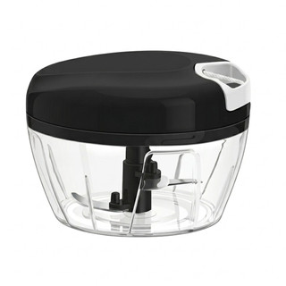 Processador Semiautomático Manual 3 Lâminas Inox 500ml Preto
