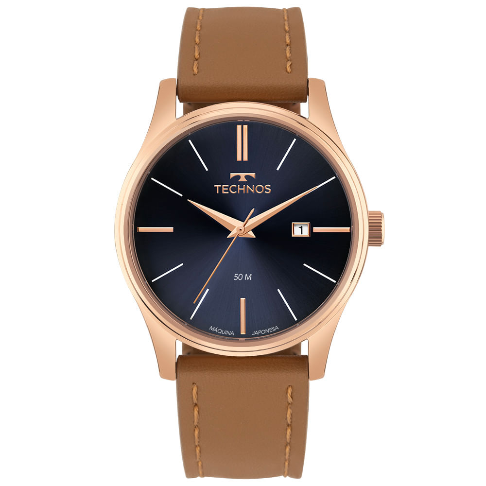 Relógio Technos Masculino Steel Rosé - 2115UBQ/0A