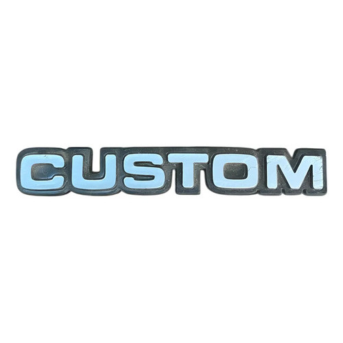 Emblema Placa Adesivo Custom Chevrolet A20 C20 D20 1985 1995 Prateado