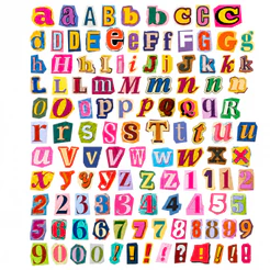 Adesivo Letras A a Z Números Símbolos Para Scrapbook Planner Journal Caderno Criativo Planner