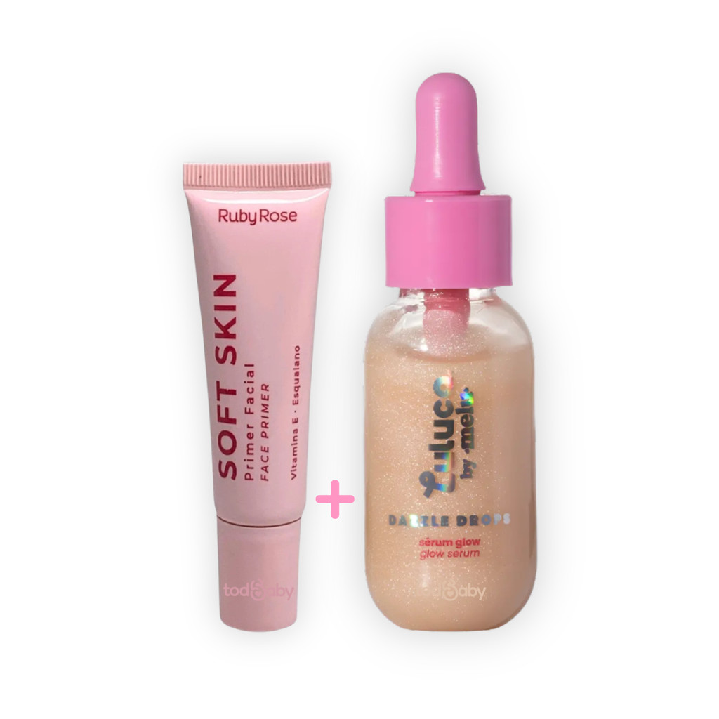 Sérum Dazzle Drops Luluca + Primer Soft Skin Ruby Rose®