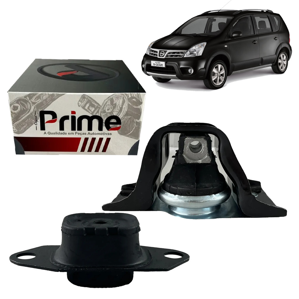 Kit Coxim do Motor Lado Direito e Esquerdo Nissan Livina Tiida 1.6 2008 2009 2010 201 em Diante