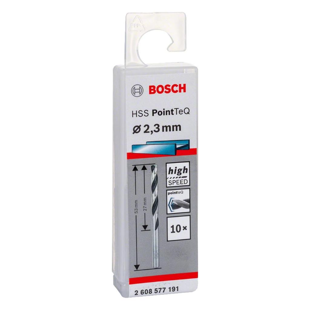 Broca Metal Bosch Aço Rápido Hss-Pointteq 2,3mm 10 Peças