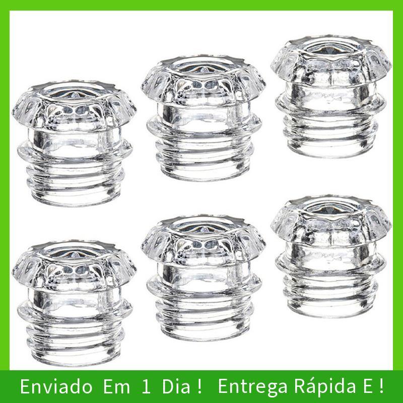 - joyce 6 Peças De Substituição Superior De Vidro Percolador , Pote De Café Perfurado , Botão , Filtros De Cafeteira
