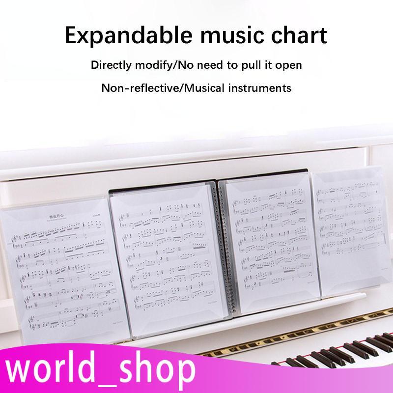 [World_shop] Pasta De Partituras Coro Espiral Para Performance Em Palco De Piano