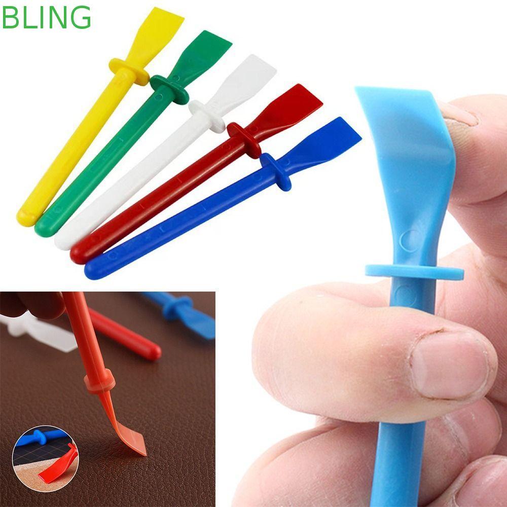 Ferramenta De Colagem De Couro BLING , Ferramentas Manuais DIY De Aplicação De Cola Artesanal , Raspador Adesivo PP