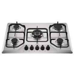 Cooktop 5 Bocas a Gás Electrolux Inox Experience Multi Chama e Grade Ferro Fundido (KE5XC)