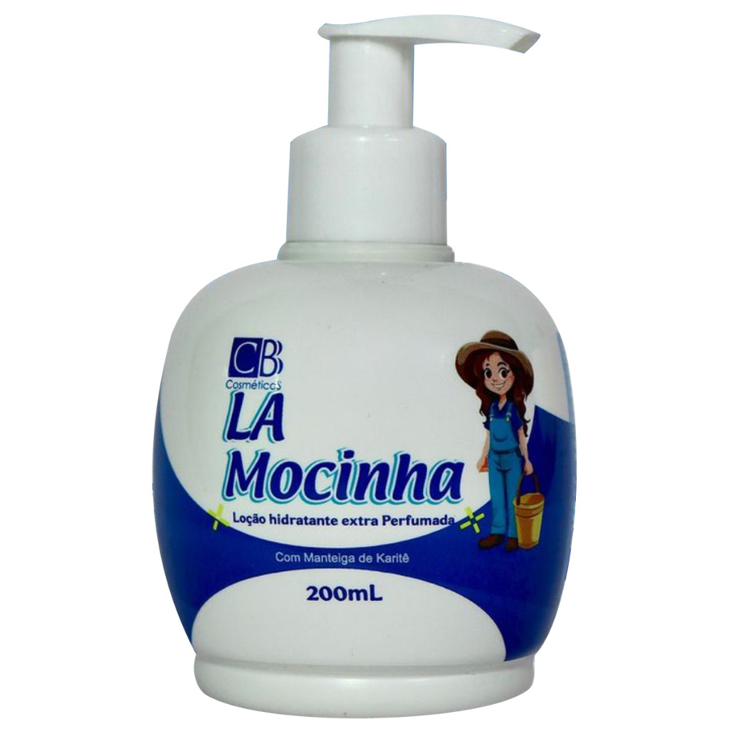 LOÇÃO HIDRATANTE CORPORAL LA MOCINHA CBB COSMÉTICOS PERFUMADA 200ML