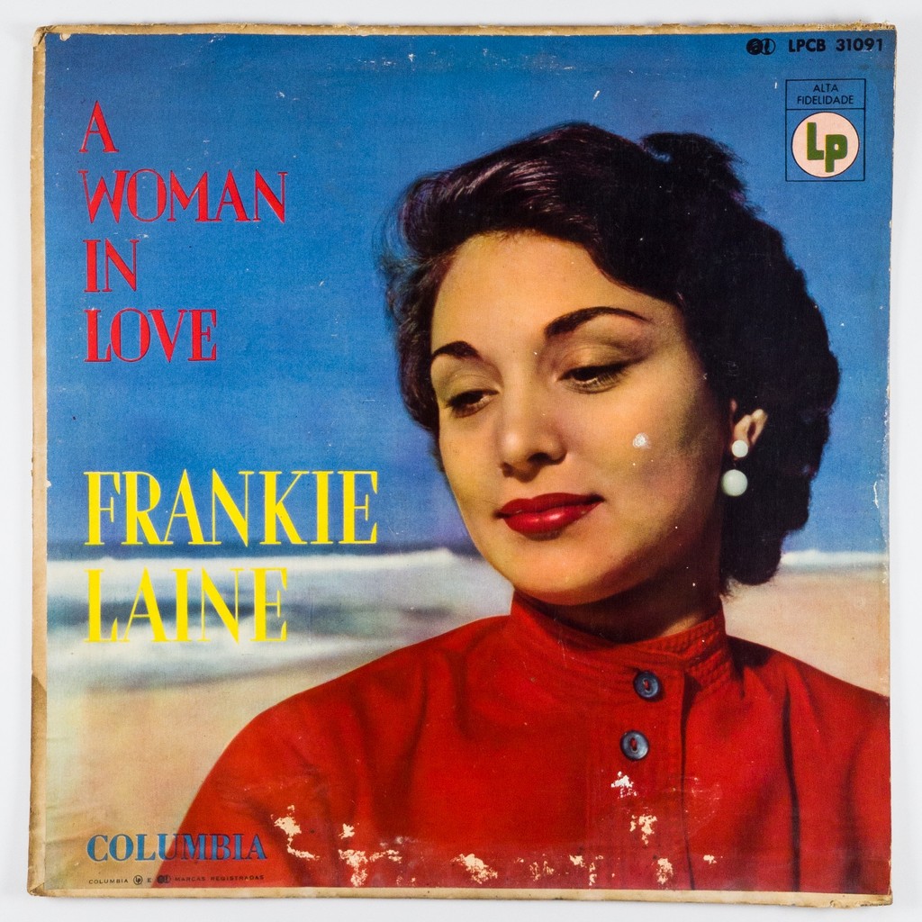 Disco Vinil LP Frankie Laine A Woman in Love D523