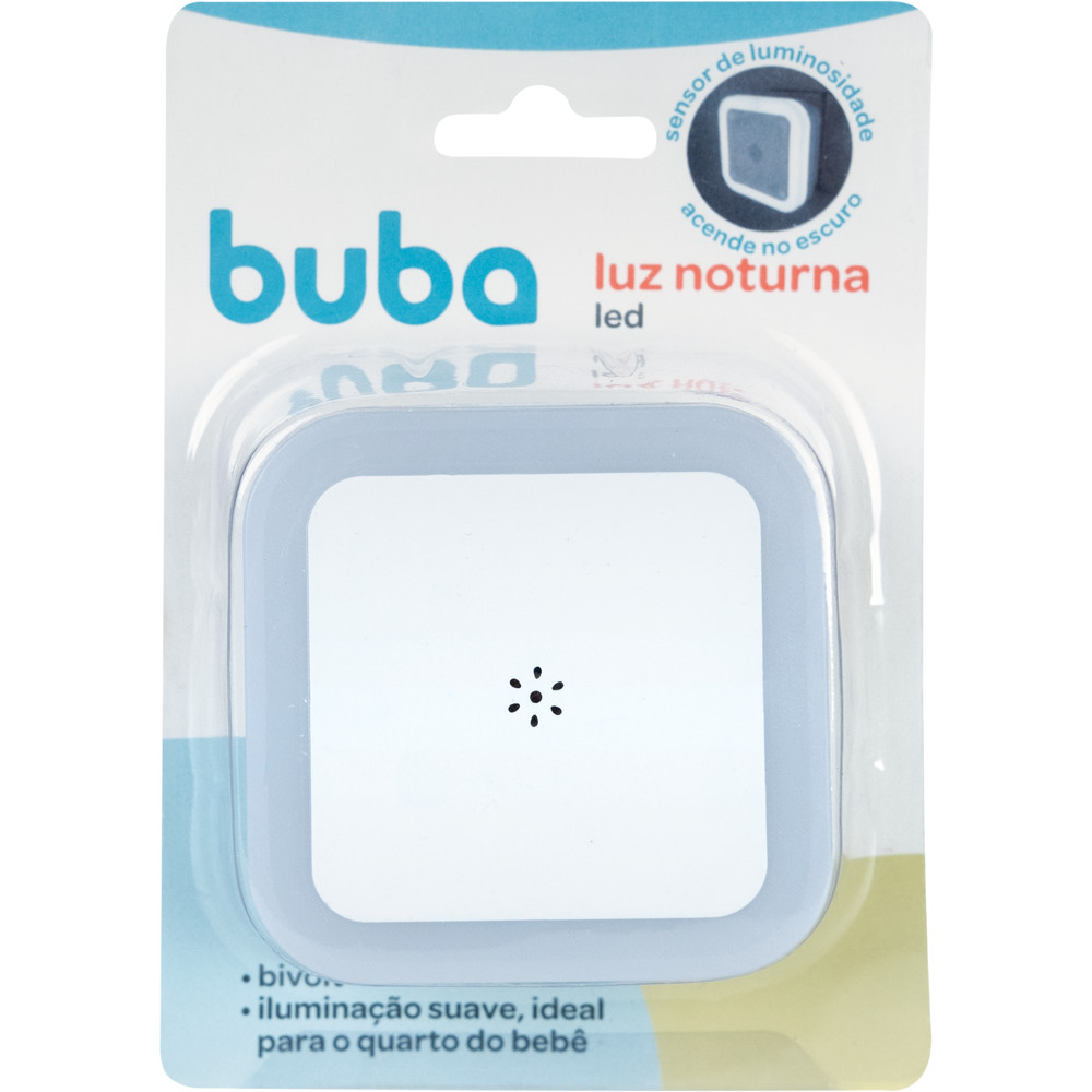 Luz Noturna Led Automática para Quarto Infantil Buba Luminária Com Sensor Noturno Luz Suave Bebê