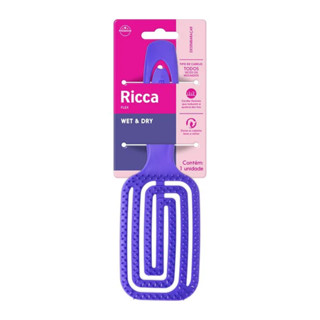 Escova Ricca Flex Wet E Dry Roxa em Oferta na Shopee