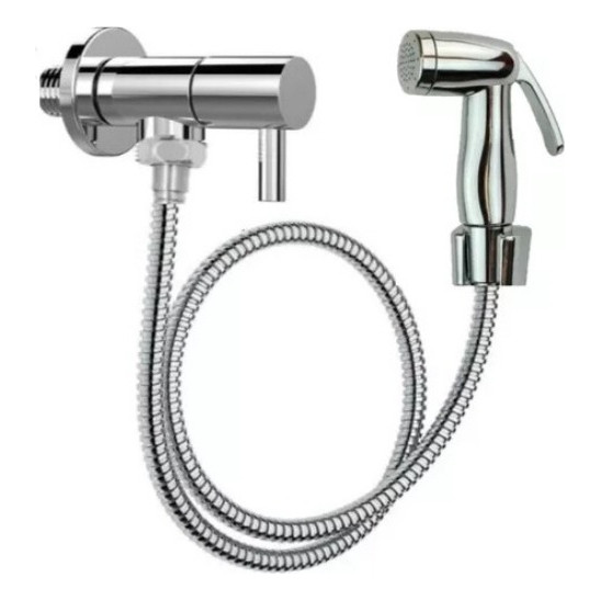Ducha Higiênica Bidê Registro Aço Inox Super Luxo 1/4 Volta