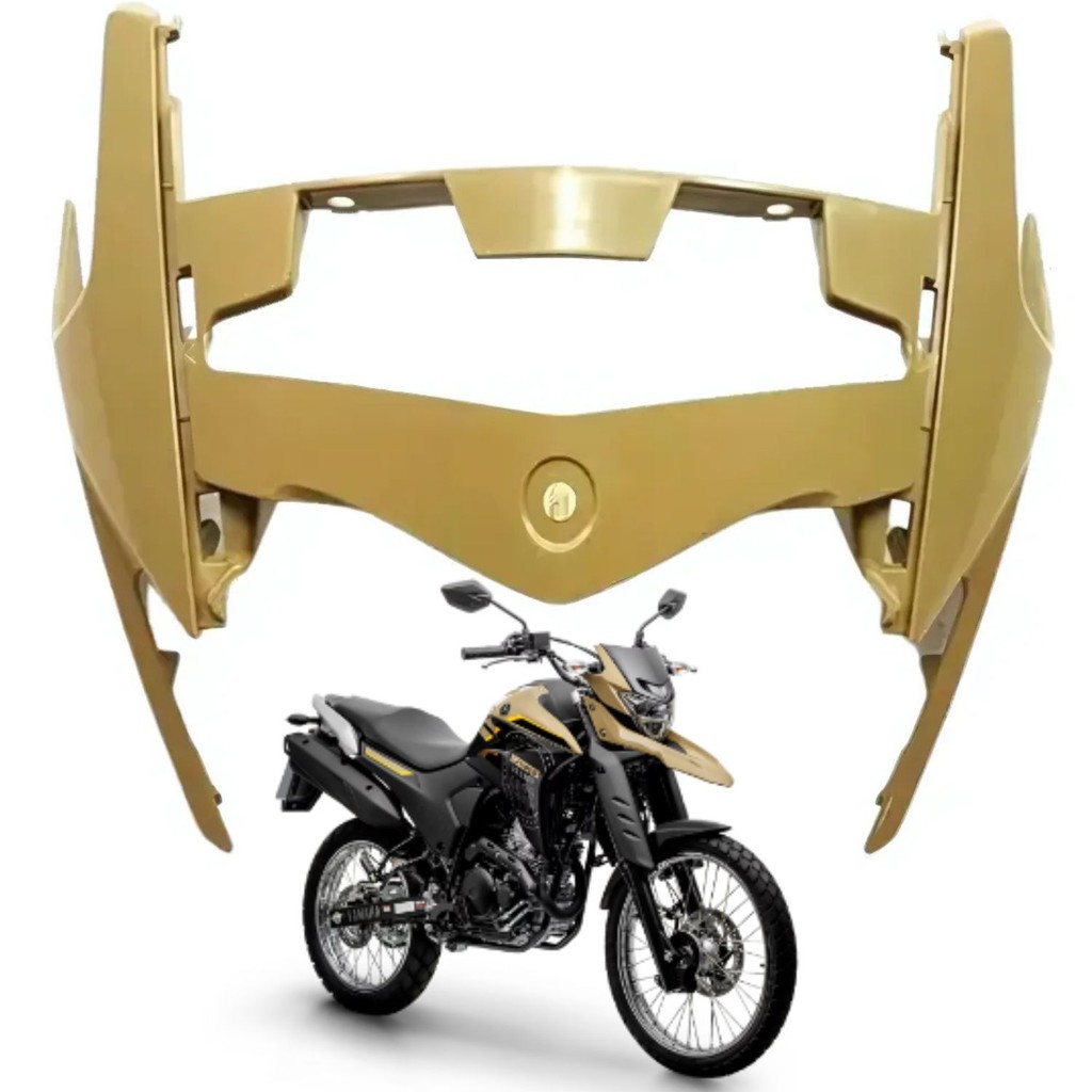 CARENAGEM FAROL PARAMOTOS XTZ LANDER 250 2020-2024 BEGE PARAMOTOS YAMAHA