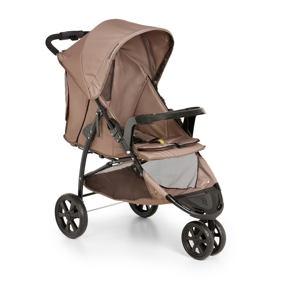Carrinho de Bebê Galzerano com 3 Rodas Cross Trail 1450 Toffee em Oferta na Shopee
