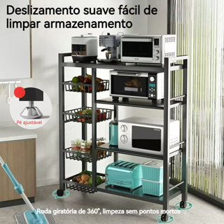 Prateleiras  prateleiras multicamadas  armazém exposição prateleira armazenamento de cozinha em Oferta na Shopee