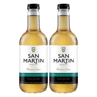Vinho Branco Seco San Martin Pet 1,4L Kit 2 Un em Oferta na Shopee