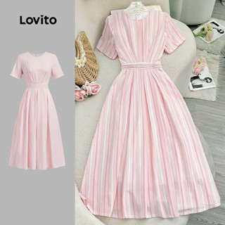 (New) Lovito Vestido Casual com Renda de Primavera/verão para Mulheres L149ED1049 em Oferta na Shopee