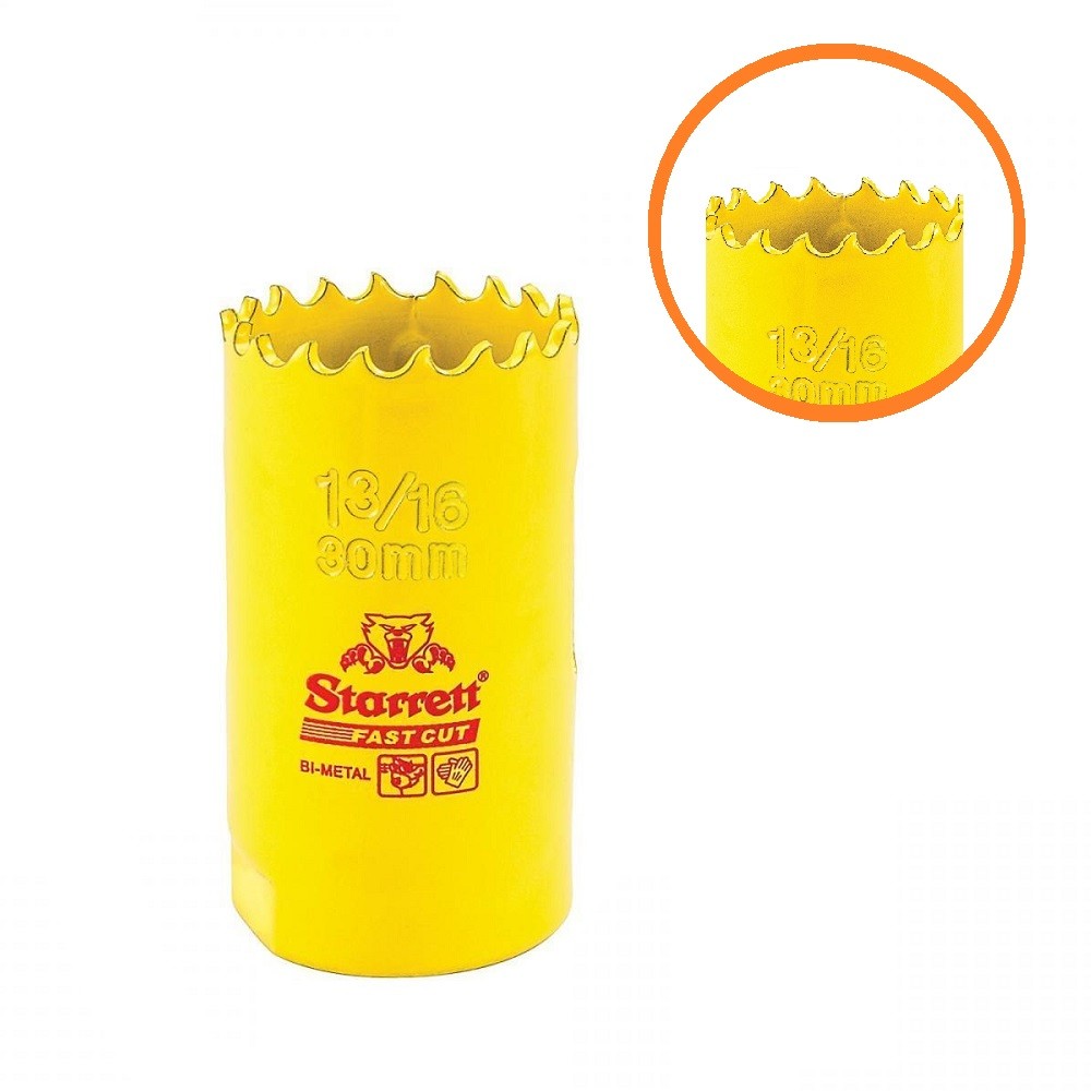 Serra Copo 030mm Bimetal Starrett Fch0136-g em Oferta na Shopee