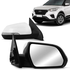 Retrovisor Externo Creta 2017 2018 2019 Elétrico Com Pisca