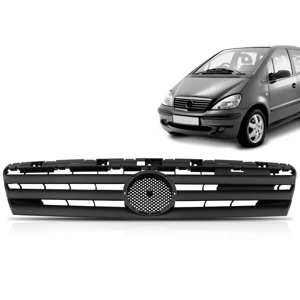 Grade Dianteira Classe A 98 99 2000 2001 2002 2003 2004 2005 2006 Preta Lisa em Oferta na Shopee