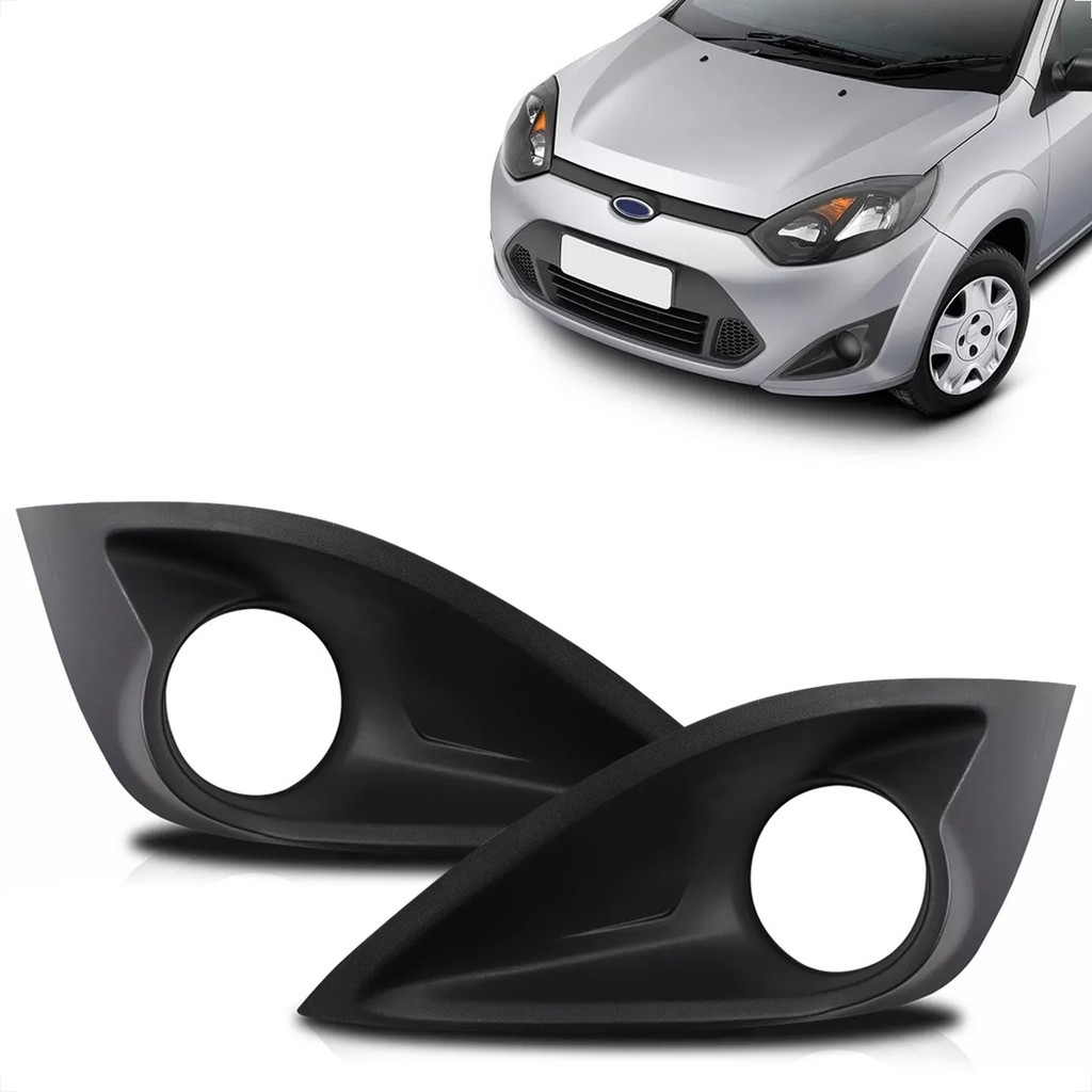 Grade Moldura Farol De Milha Neblina Auxiliar Fiesta Rocam 2011 2012 2013 2014 em Oferta na Shopee