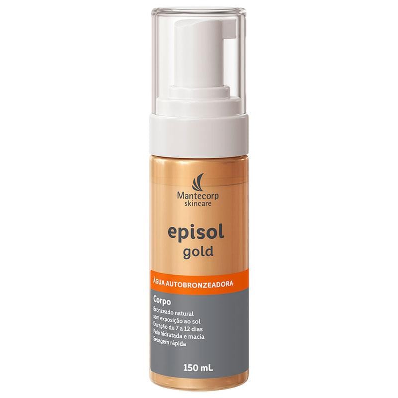 Água Autobronzeadora Episol Gold Mantecorp Skincare 150ml