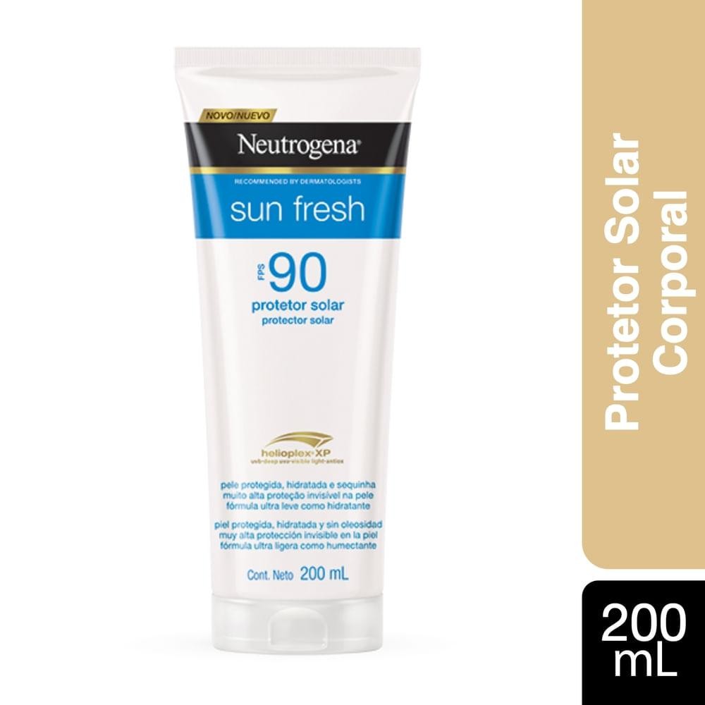 NEUTROGENA SUN FRESH FPS 90 200ML em Oferta na Shopee