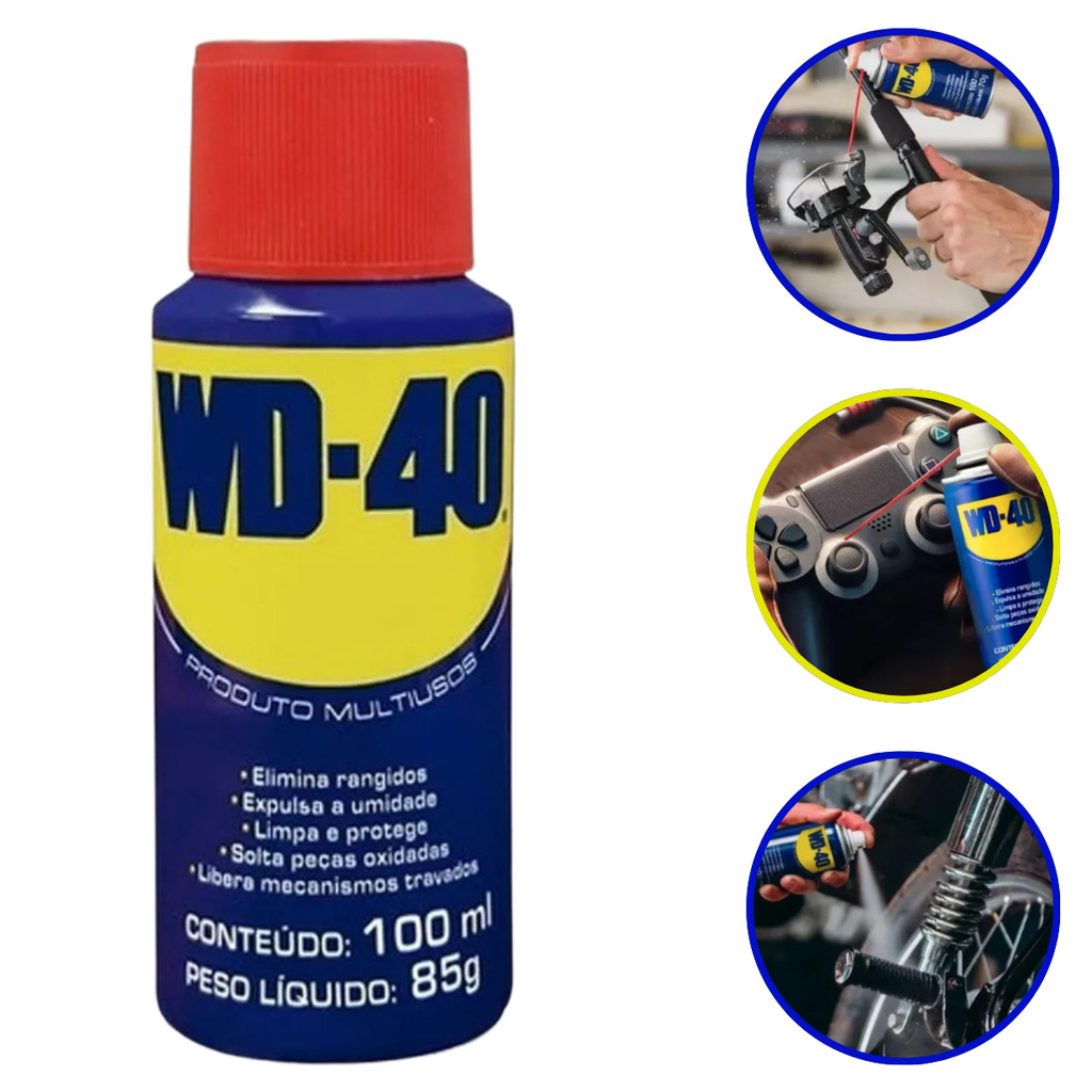 Óleo Lubrificante Desengripante Desincravante Multiuso Wd-40 Spray Aerossol 100ml em Oferta na Shopee