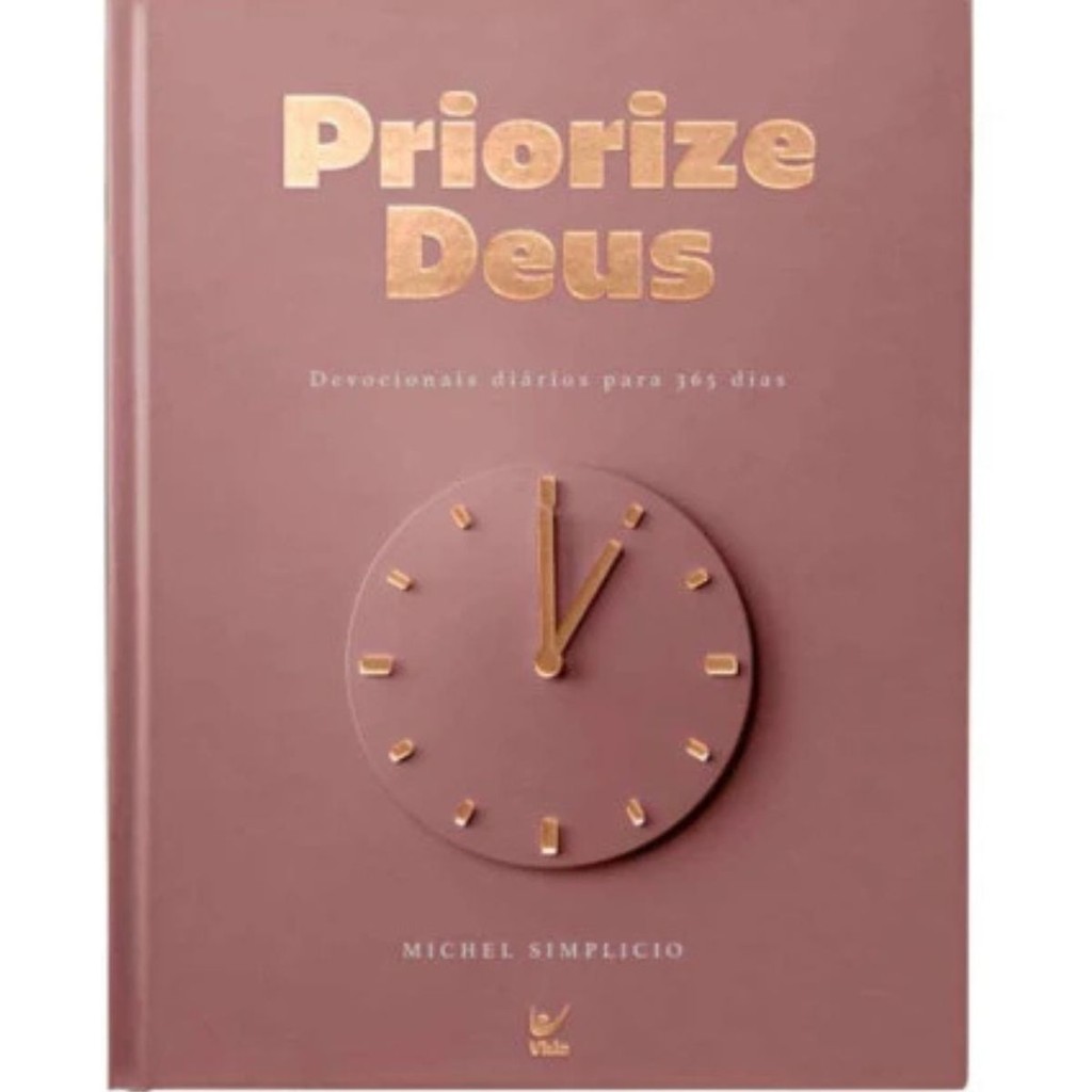 Priorize Deus 2026 | Capa Dura | Michel Simplício | Mocha Edição Limitada