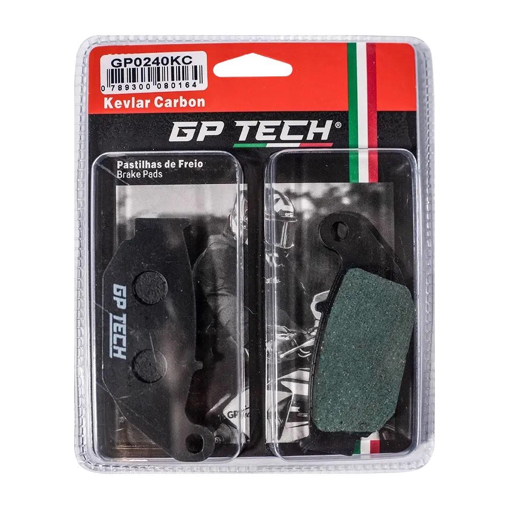 PASTILHA FREIO GP TECH 0240KC TRASEIRA BROS 160 / CB 250F TWISTER 2016-17