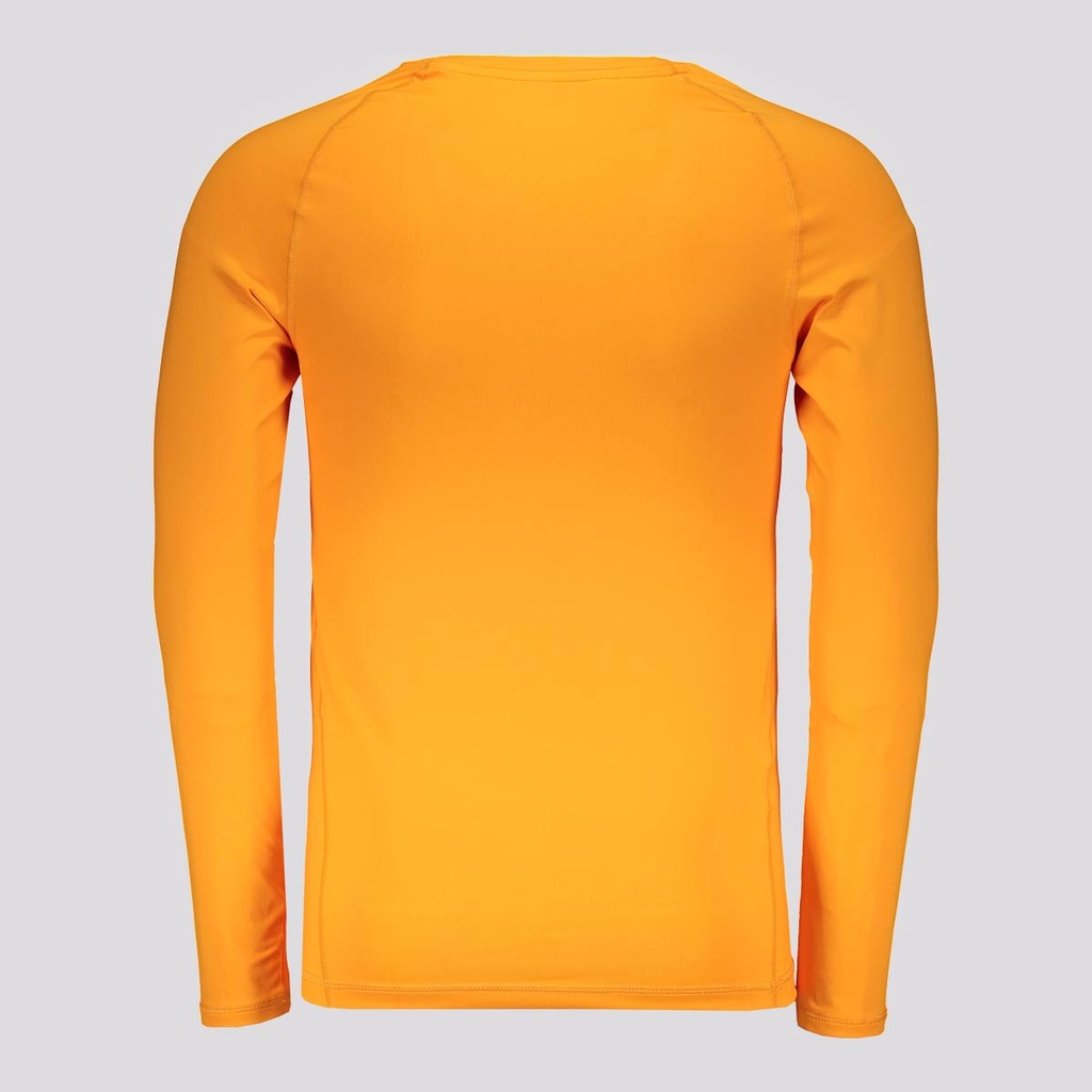 Detalhes do Camisa Térmica Umbro Manga Longa Laranja