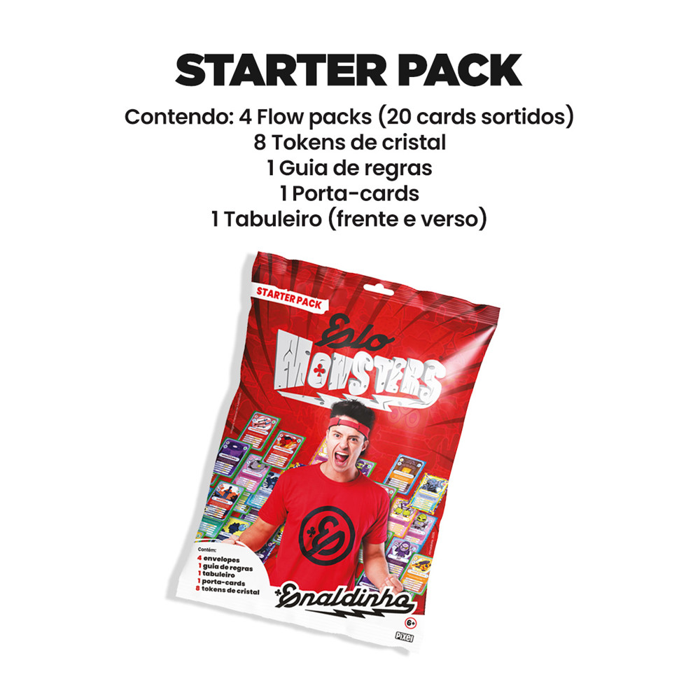 Starter Pack Cards Elo Monsters Enaldinho - Novo - Editora Pixel em Oferta na Shopee