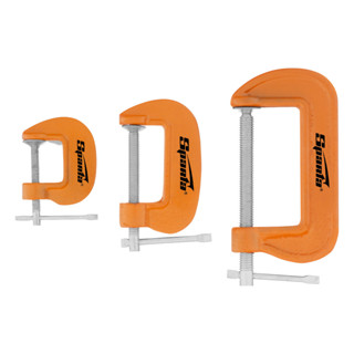 JOGO DE GRAMPO TIPO C, 25-50-75MM, 3PCS // SPARTA em Oferta na Shopee