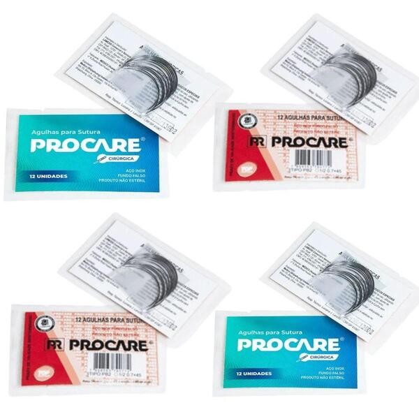 Agulha Sutura PD-00 C/12 Procare